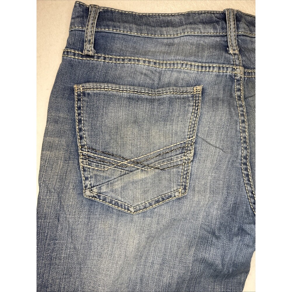 BKE Jake Jeans Mens 34 XL Straight Leg Denim Distressed Wash SOFT 99% Cotton - Picture 15 of 16